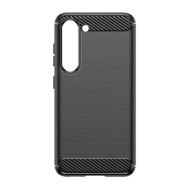 Carbon Case case for Samsung Galaxy S23+ flexible silicone carbon cover black 10