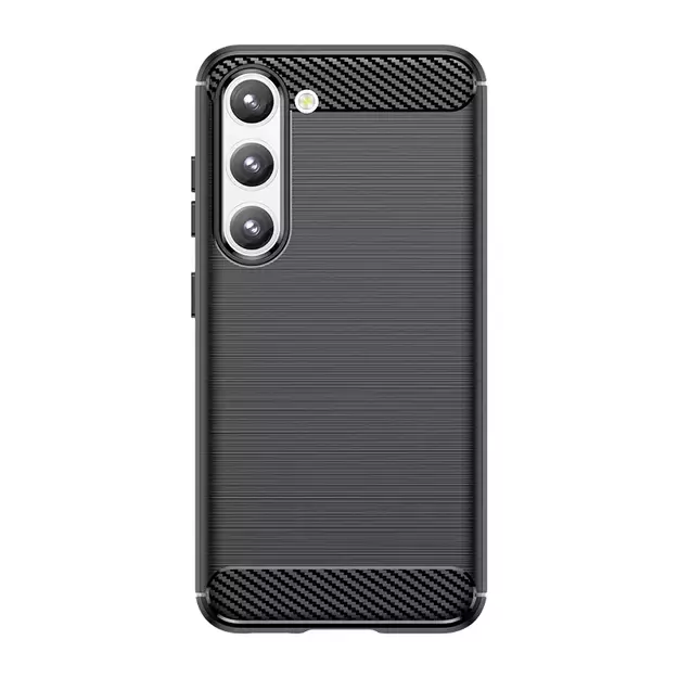 Carbon Case case for Samsung Galaxy S23+ flexible silicone carbon cover black 8