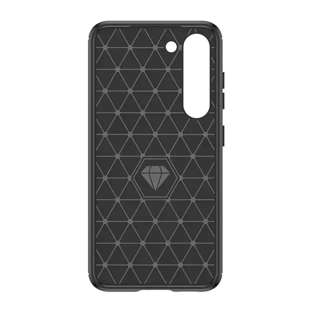 Carbon Case case for Samsung Galaxy S23+ flexible silicone carbon cover black 11