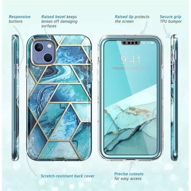 Supcase Cosmo iPhone 14 Plus Case - Blue 3
