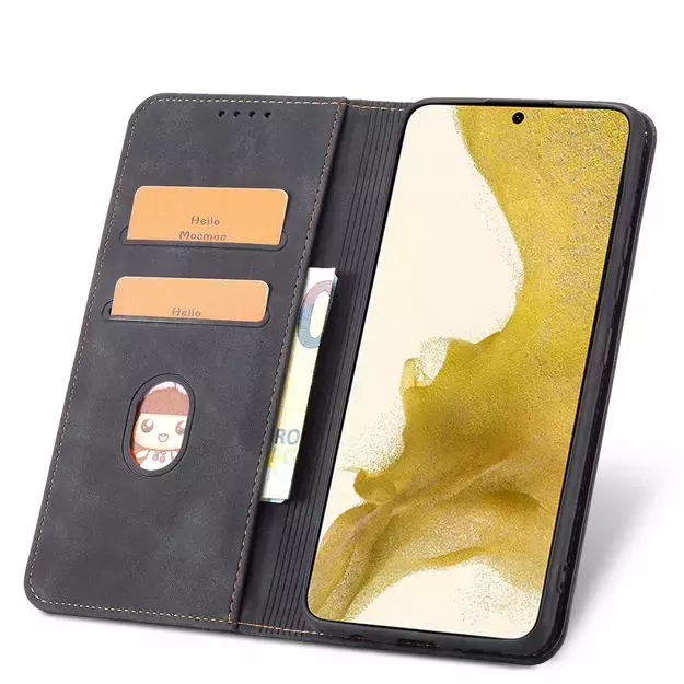 Magnet Fancy Case for Samsung Galaxy S23+ flip cover wallet stand black 11