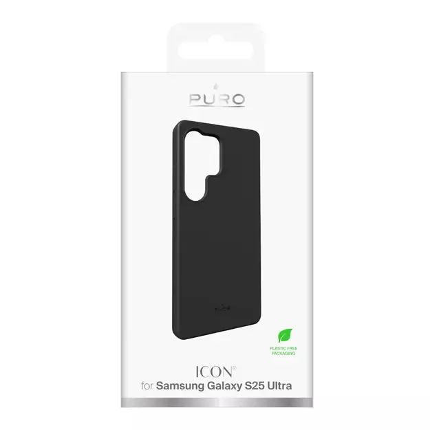 Puro Icon Silicone Case for Samsung Galaxy S25 Ultra - Black 2