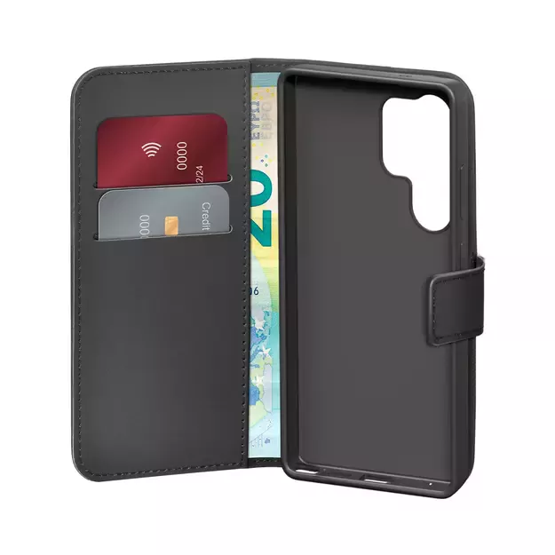 Puro Booklet Case with Flip and Wallet for Samsung Galaxy S25 Ultra - Black 1