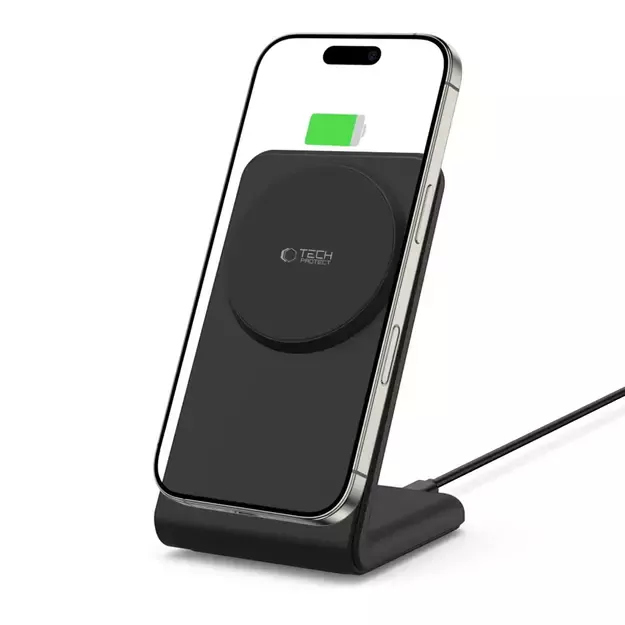 Tech-Protect QI15W-A38 MagSafe Wireless Charger - Black 1