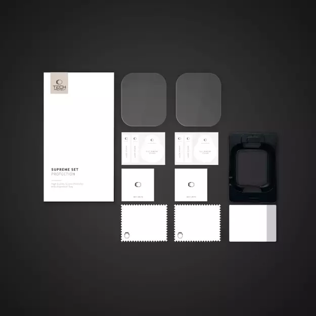 Tech-Protect Supreme Hydrogel Film Set 2-pack for Apple Watch 10 46 mm - transparent 8