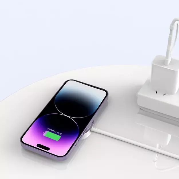 Tech-Protect QI15W-A44 Magnetic Wireless Charger with MagSafe - Blue 9