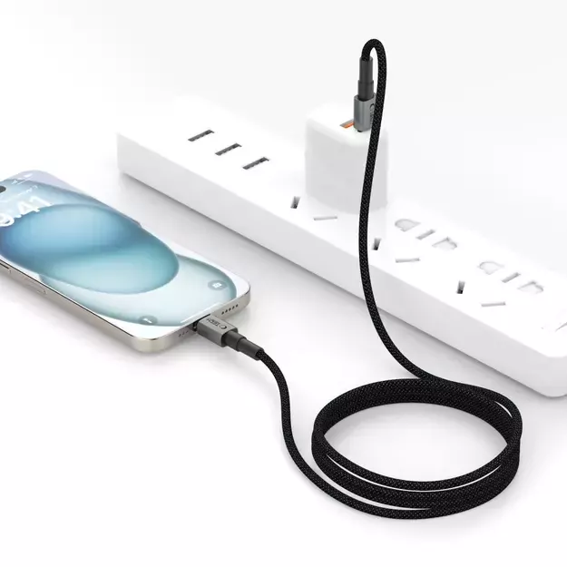 Tech-Protect UltraBoost DNA USB-C PD100W/5A Cable 25cm - Gray 5