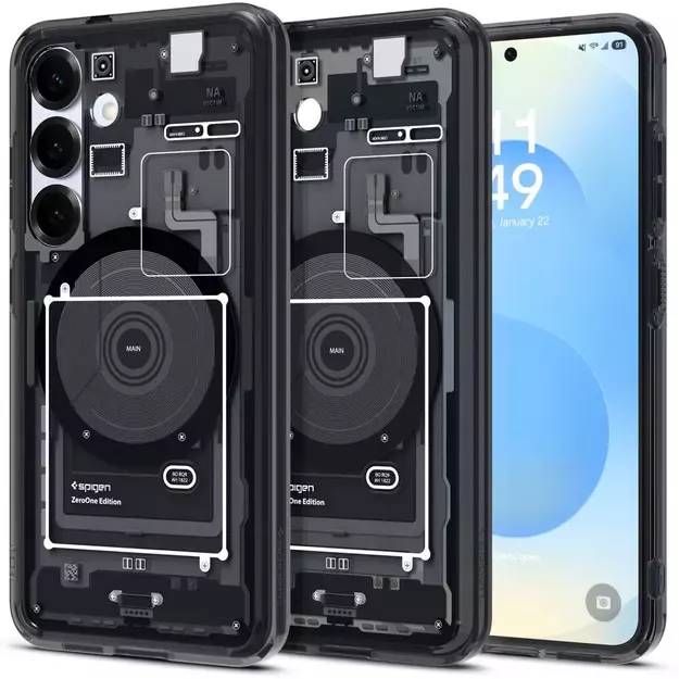 Spigen Ultra Hybrid Mag Case for Samsung Galaxy S25 Zero One - Black