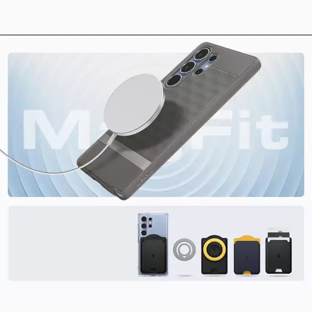 Caseology Parallax Mag MagSafe Case for Samsung Galaxy S25 Ultra - Gray 1