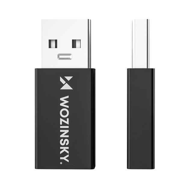 Wozinsky WAAC-01 USB-A - USB-C OTG Adapter - Black 3