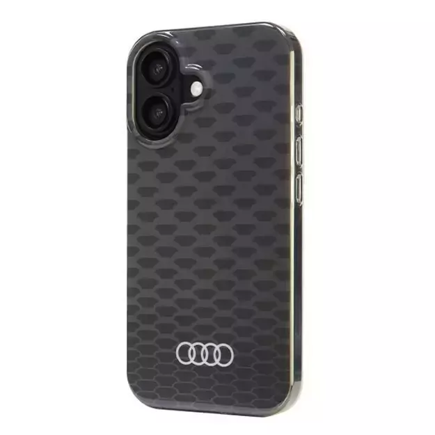 Audi IML Stitching Pattern MagSafe iPhone 16 6.1&quot  black/black hardcase AU-IMLMIP16-Q5/D3-BK 2