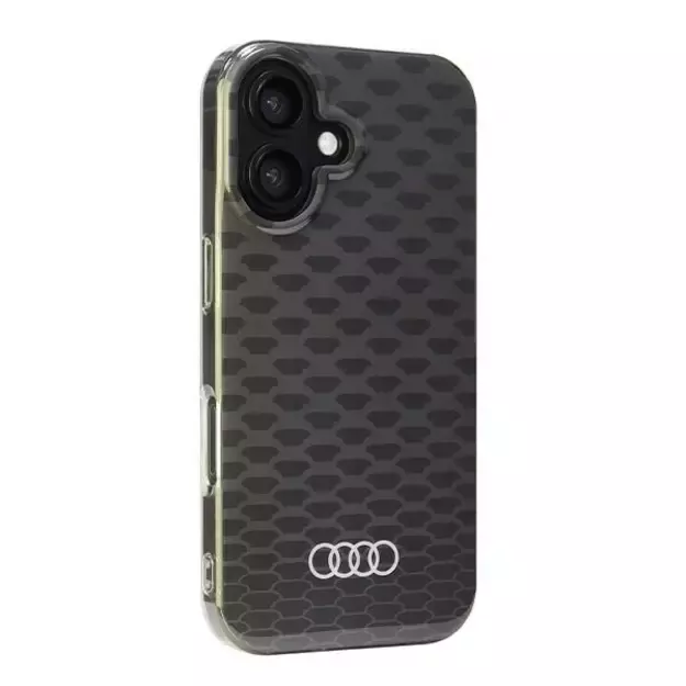 Audi IML Stitching Pattern MagSafe iPhone 16 6.1&quot  black/black hardcase AU-IMLMIP16-Q5/D3-BK 1