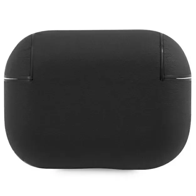BMW BMAP2SSLBK AirPods Pro 2 (2022/2023) cover black/black Geniune Leather Silver Logo 1