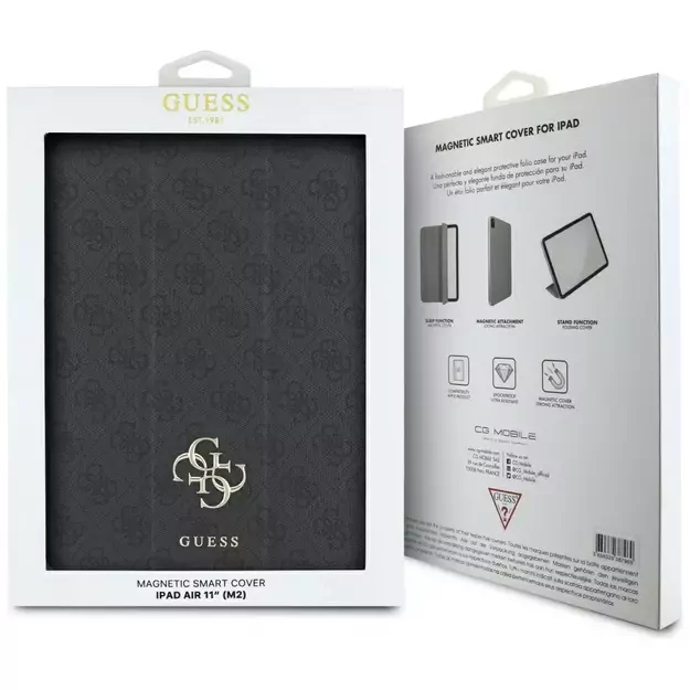 Guess GUFC11RM24PS4SGK iPad Air 11&quot  2024 black/black Magnetic 4G Big Logo 10