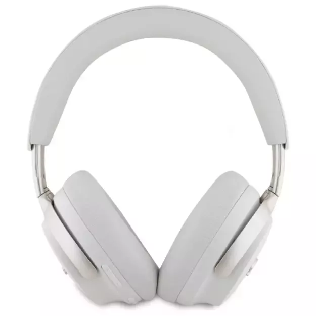 Guess Bluetooth ANC Headphones GUBHC22PSFCSME Beige/Beige Metal Script Logo 5