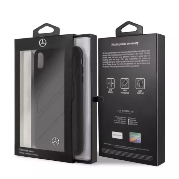 Mercedes New Organic I iPhone XS Max Case - Black 9