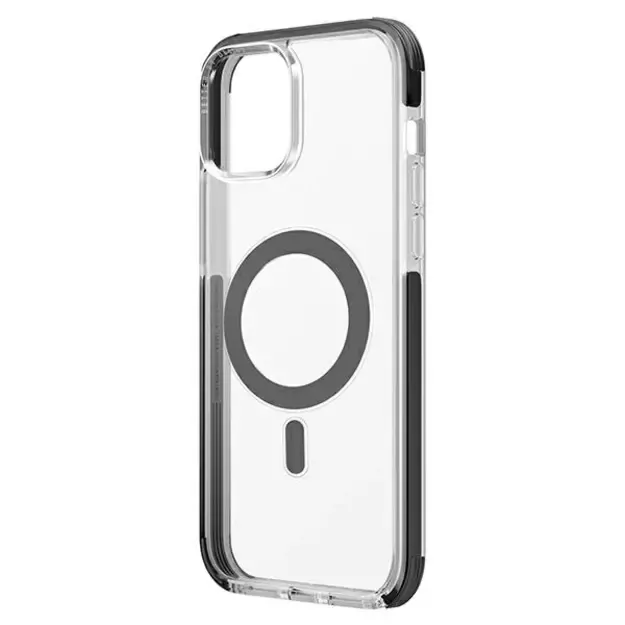 Uniq Combat iPhone 14 Pro Max 6.7&quot  case Magclick Charging black/concrete charcoal 9