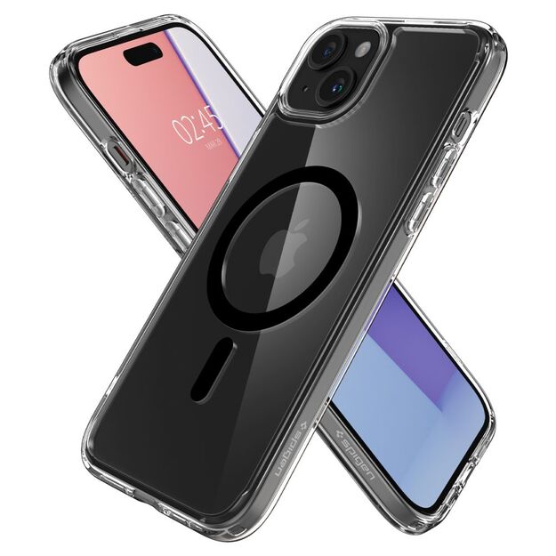 Spigen Ultra Hybrid Mag Case with MagSafe for iPhone 15 - Black 5