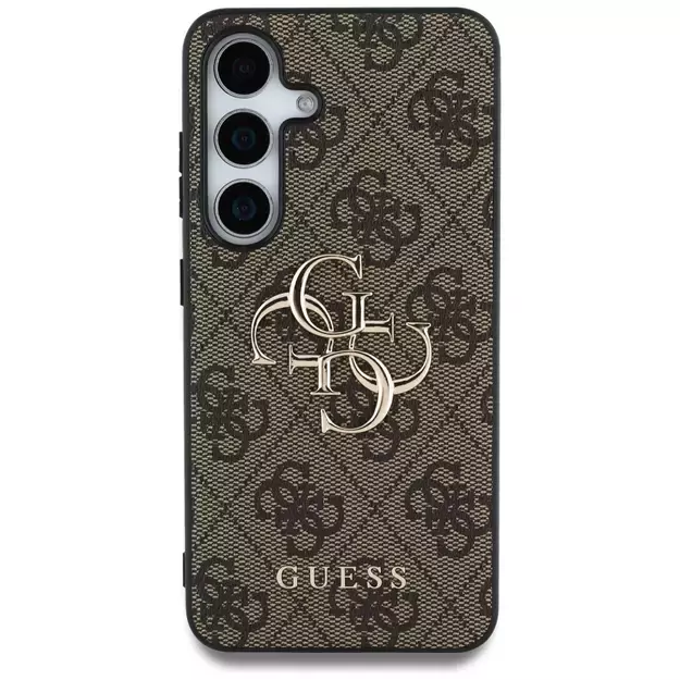 Guess Big 4G Logo Classic Logo Case for Samsung Galaxy S25 Plus Brown 9