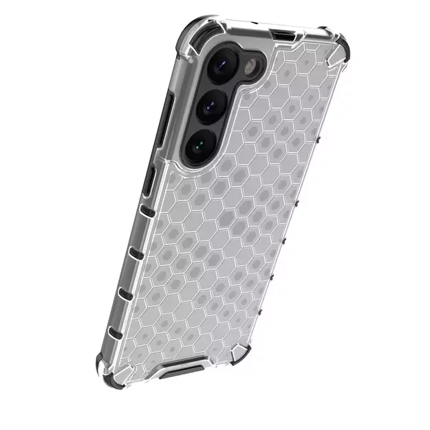 Honeycomb case for Samsung Galaxy S23+ armored hybrid cover black 2
