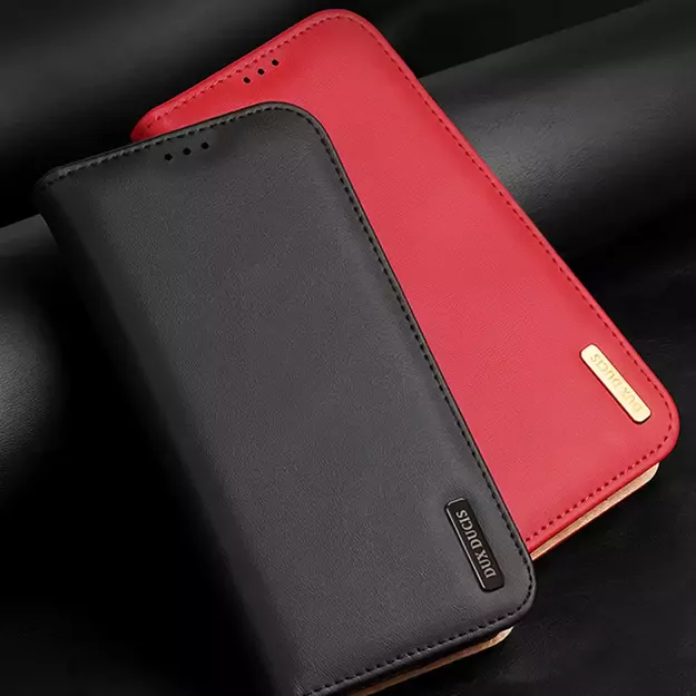 Dux Ducis Hivo case Samsung Galaxy S23+ flip cover wallet stand RFID blocking brown 35