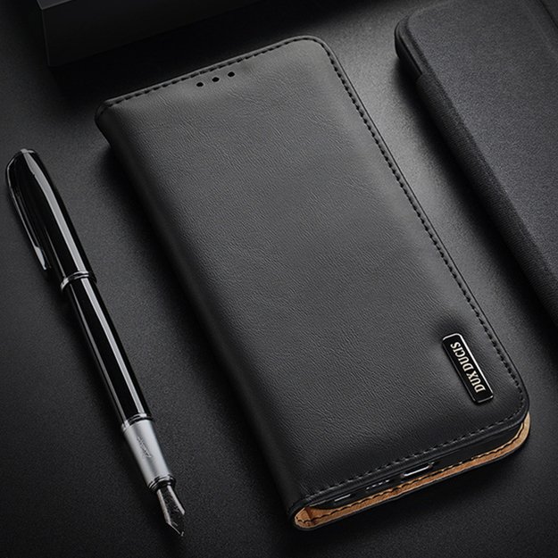 Dux Ducis Hivo case Samsung Galaxy S23+ flip cover wallet stand RFID blocking brown 11