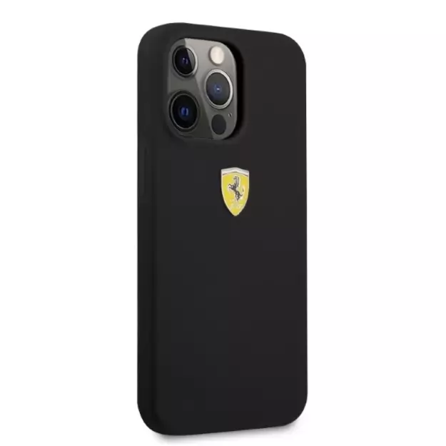 Ferrari FESSIHMP13LBK iPhone 13 Pro / 13 6.1&quot  black/black hardcase Silicone MagSafe 10