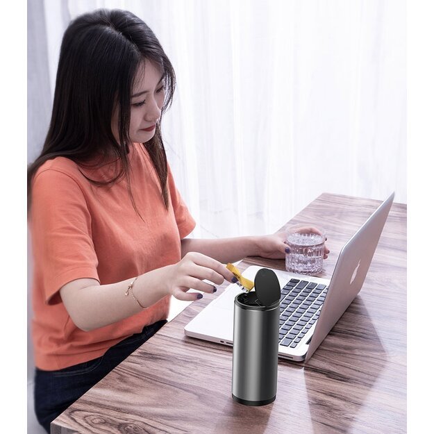 Baseus car mini waste bin with lid black (CRLJT-01) 18