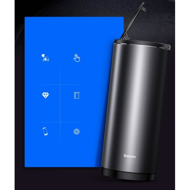Baseus car mini waste bin with lid black (CRLJT-01) 12