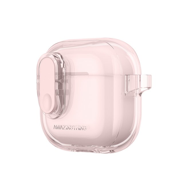 AmazingThing Minimal Case for AirPods 4 &ndash; Pink 4