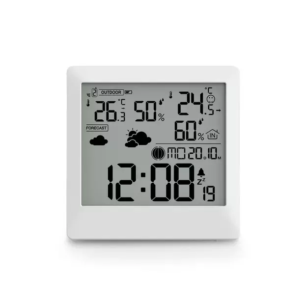 Hama Palawan Weather Station Thermometer Hygrometer - White 1
