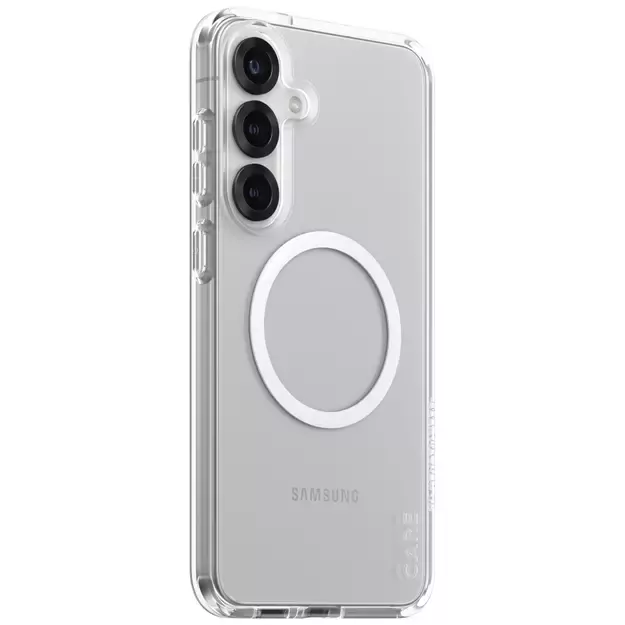 CARE by PanzerGlass Flagship Urban Combat White QI Case for Samsung Galaxy S25+ - Transparent 1