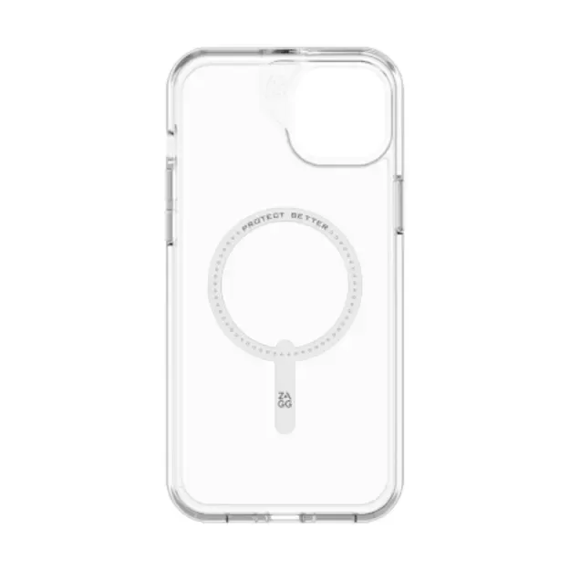 ZAGG Crystal Palace Snap MagSafe Case for iPhone 14 Plus / 15 Plus - Clear