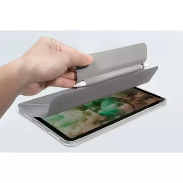 LAUT Huex Folio Case with Apple Pencil Holder for iPad 10.9&quot  10 (gen.) - Gray 2