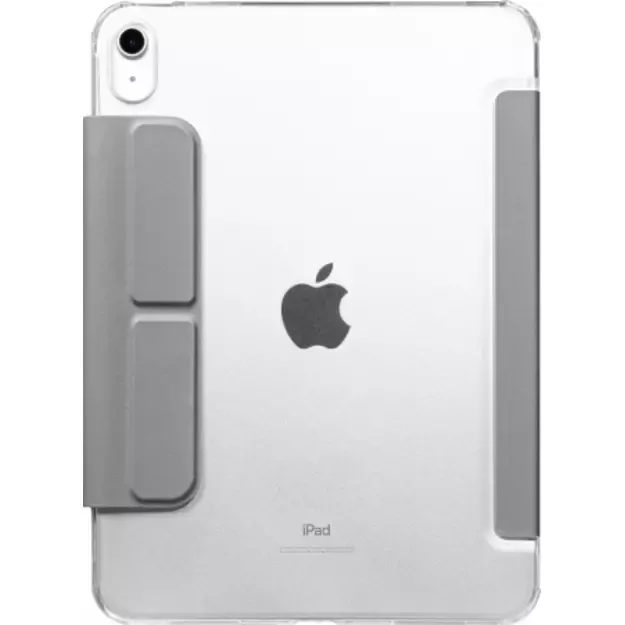 LAUT Huex Folio Case with Apple Pencil Holder for iPad 10.9&quot  10 (gen.) - Gray 1