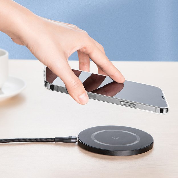 Baseus Frosted Glass Case Cover for iPhone 13 Pro Hard Cover with Gel Frame black (ARWS001001) 16