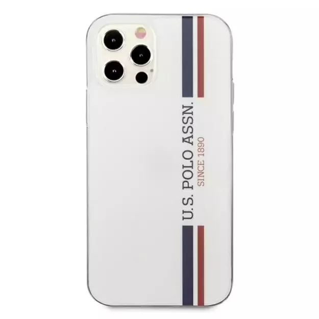 US Polo USHCP12LPCUSSWH iPhone 12 Pro Max 6,7  biały/white Tricolor Collection 2