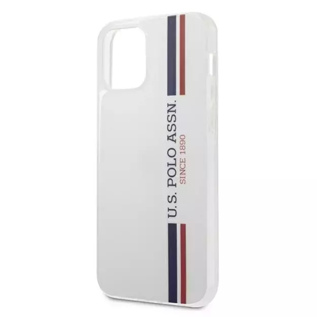 US Polo USHCP12LPCUSSWH iPhone 12 Pro Max 6,7  biały/white Tricolor Collection 7