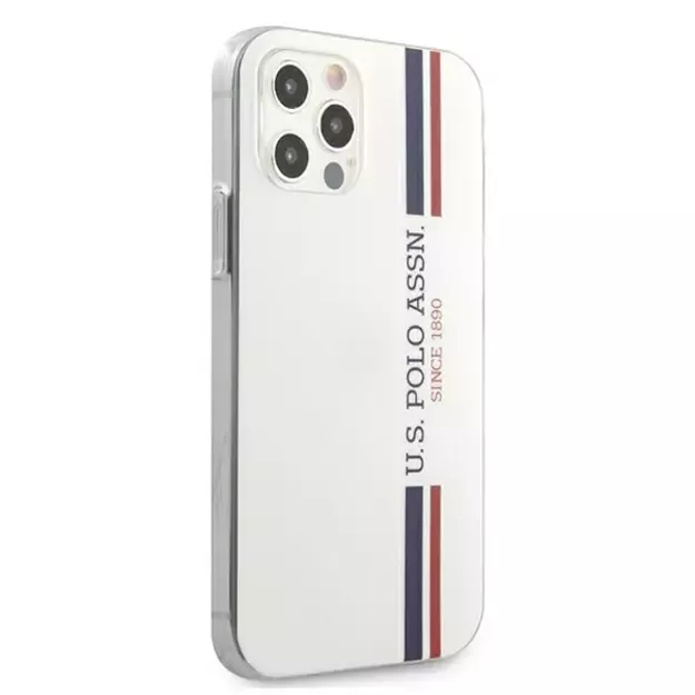 US Polo USHCP12LPCUSSWH iPhone 12 Pro Max 6,7  biały/white Tricolor Collection 3