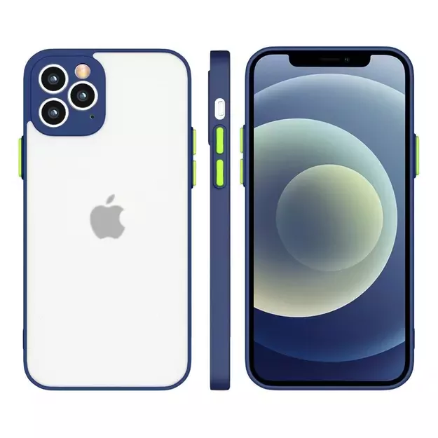 Milky Case silicone flexible translucent case for Samsung Galaxy A42 5G navy blue