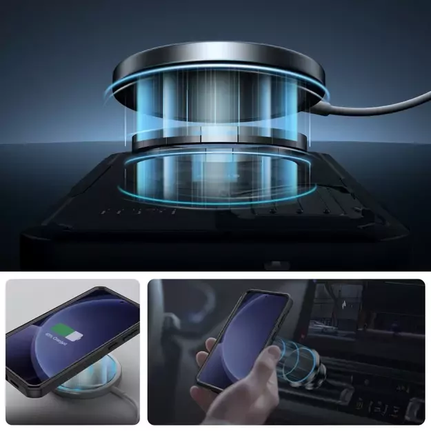 Tech-Protect Kevlar MagSafe+ Case for Samsung Galaxy S25 - Black 11