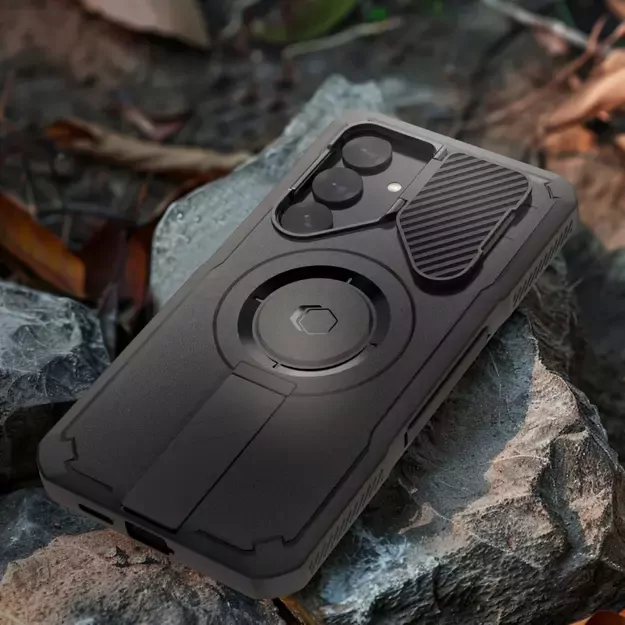 Tech-Protect Kevlar MagSafe+ Case for Samsung Galaxy S25 - Black 12