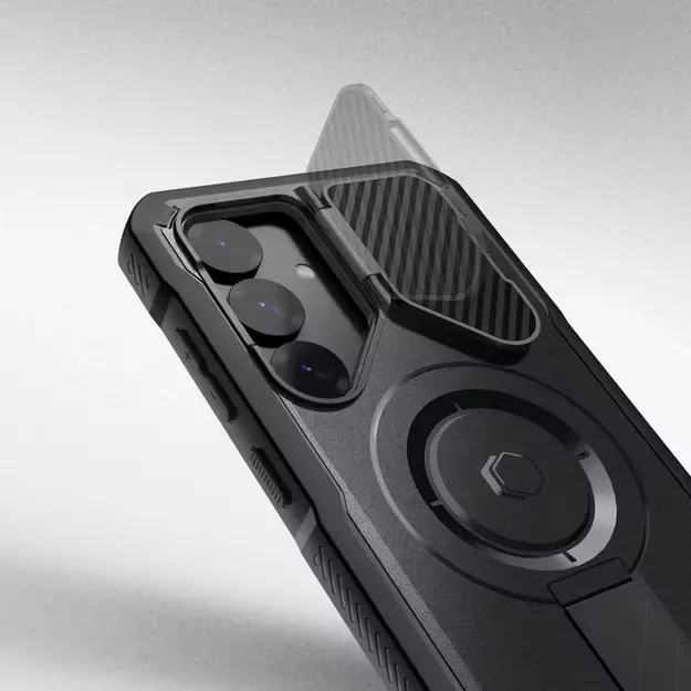 Tech-Protect Kevlar MagSafe+ Case for Samsung Galaxy S25 - Black 8