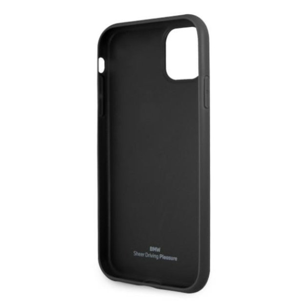 Etui BMW BMHCN61RSWPK iPhone 11 6,1  / Xr czarny/black hardcase Leather Perforate 6