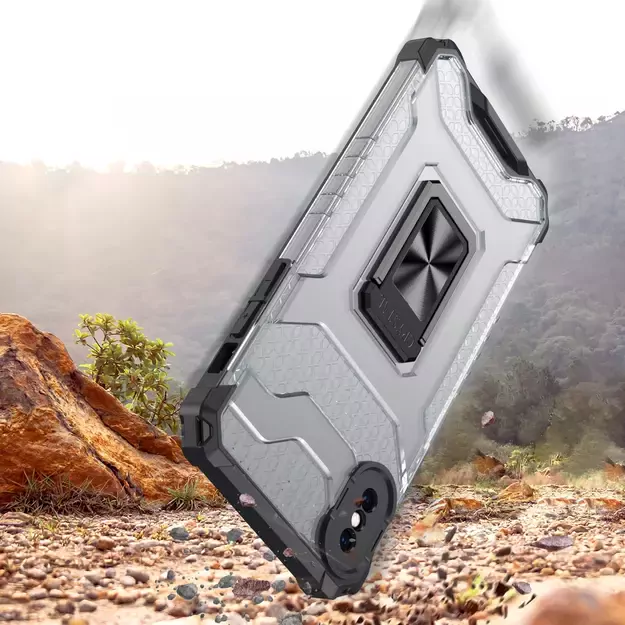 Crystal Ring Case Kickstand Tough Rugged Cover for iPhone XS Max red 9