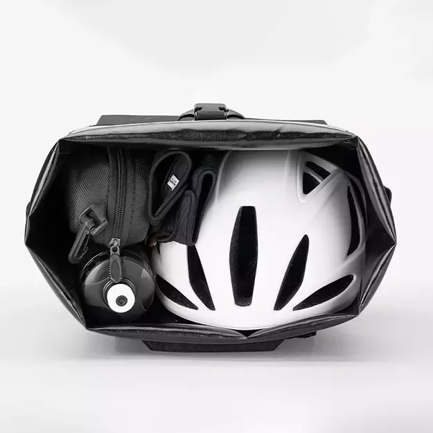 Rockbros Bike Bag with Backpack Function, Waterproof, with Helmet Attachment 18l - Black 3