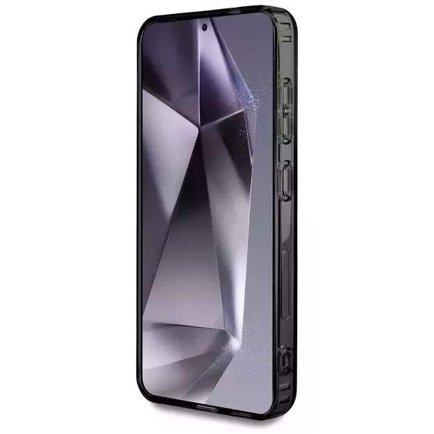 AMG Transparent Rhombs MagSafe Case for Samsung Galaxy S25 - Black 4