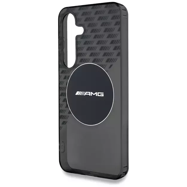 AMG Transparent Rhombs MagSafe Case for Samsung Galaxy S25 - Black 5
