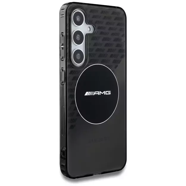 AMG Transparent Rhombs MagSafe Case for Samsung Galaxy S25 - Black 3