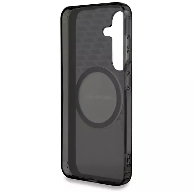AMG Transparent Rhombs MagSafe Case for Samsung Galaxy S25 - Black 6